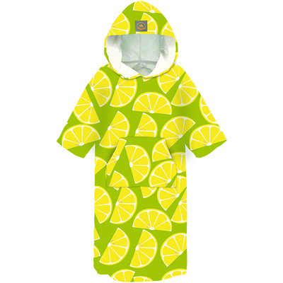 Hiturbo沙滩浴袍外套卡通吸水潜速干晒防走光旅游泳披风衣斗篷