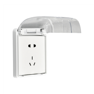 86型插座开关防水盒卫生间透明防水罩浴室电源防溅盒家用保护盖