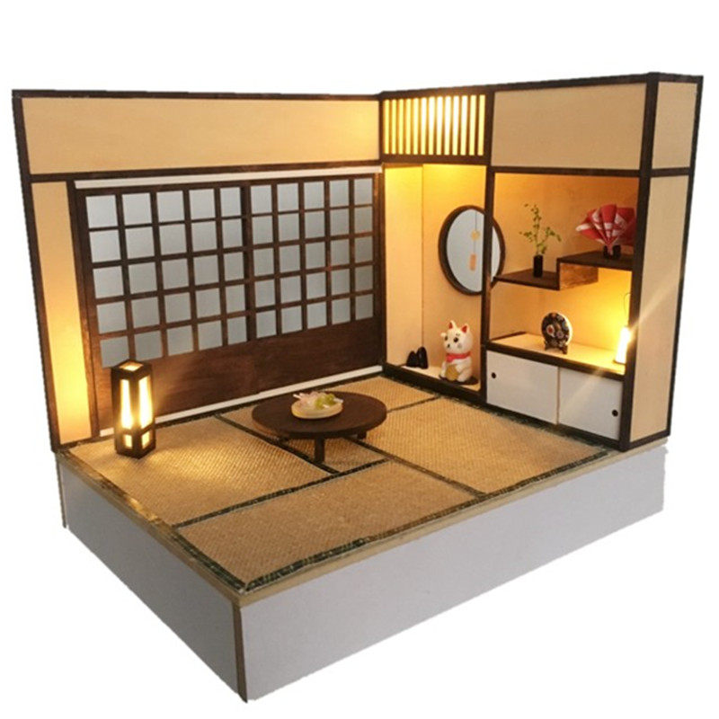 食玩diy手工日式模型娃娃屋