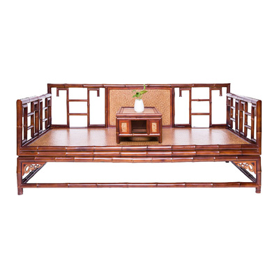 竹榻茗竹三年质保竹制罗汉床