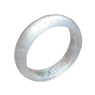 缅甸冰种翡翠指环戒托18K金素圈金戒指女镶嵌戒套指拖k金空托裸圈