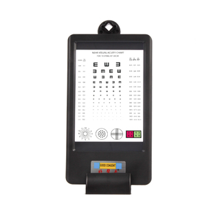 眼镜验光设备LED近用视力表灯箱老花视力表双面视标充电式证照全