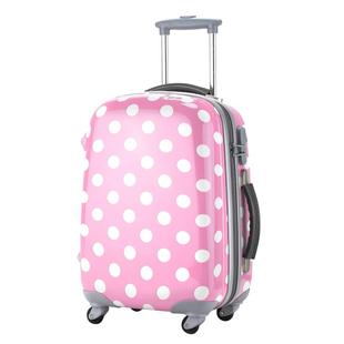 AMBASSADOR大使拉杆箱万向轮20寸女士可爱波点pc旅行登机行李箱