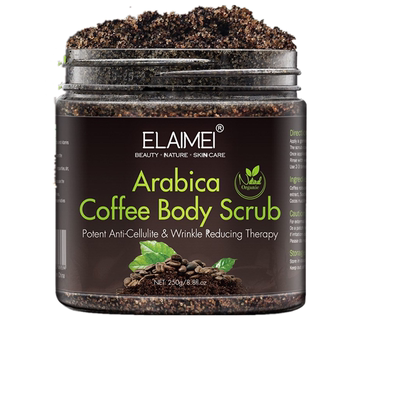 arabica咖啡男女用海盐磨砂膏