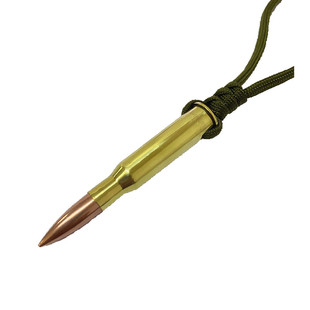 子弹壳项链真弹头弹头吊坠子弹项链男士工艺品团队训练纪念品情侣