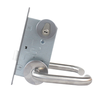 防火门锁全套消防门锁芯CB-SIA安全通道逃生锁体不锈钢把手通用型