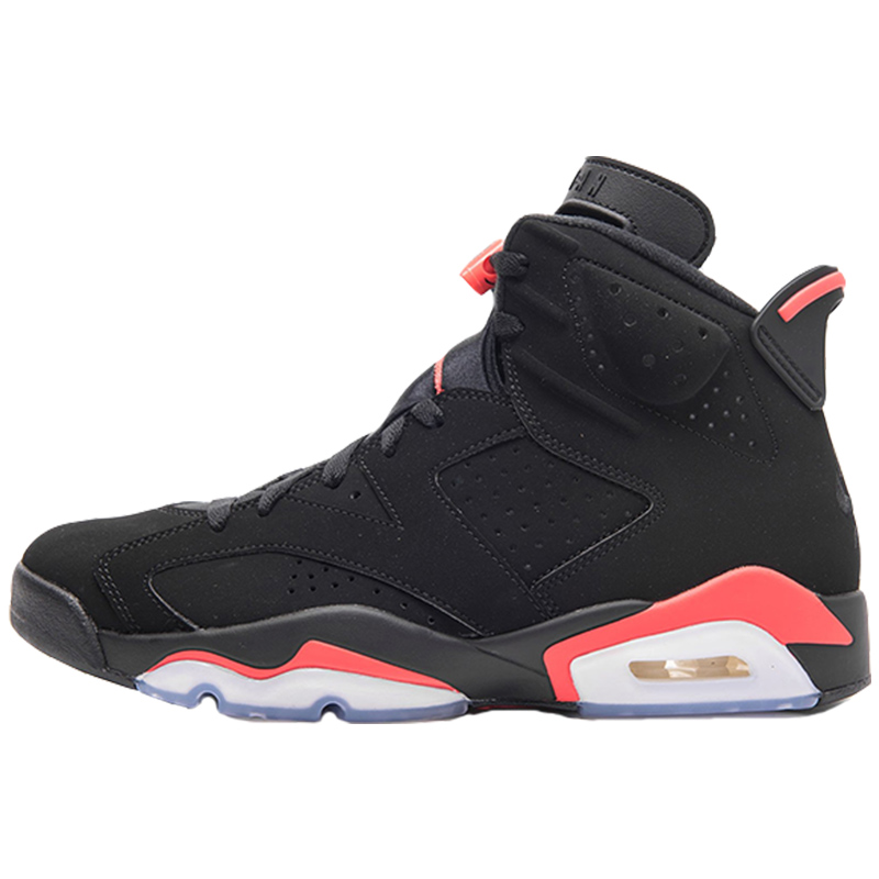 Air Jordan 6 AJ6黑红高帮19年复刻全明星红外线篮球鞋384664-060