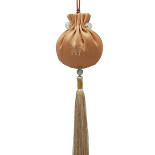 善语堂 流苏绣球香囊挂饰素雅禅意车挂随身挂件檀香古风小礼品