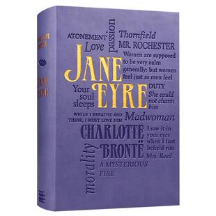 简爱 英文原版小说 Jane Eyre 夏洛蒂勃朗特 Charlotit Bronte 英文版世界经典文学名著 皮革版软精装 正版进口英语书籍