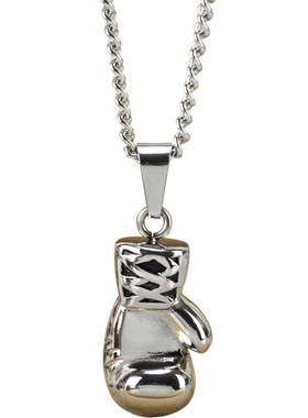 拳击手套项链陈冠希潮不掉色礼物