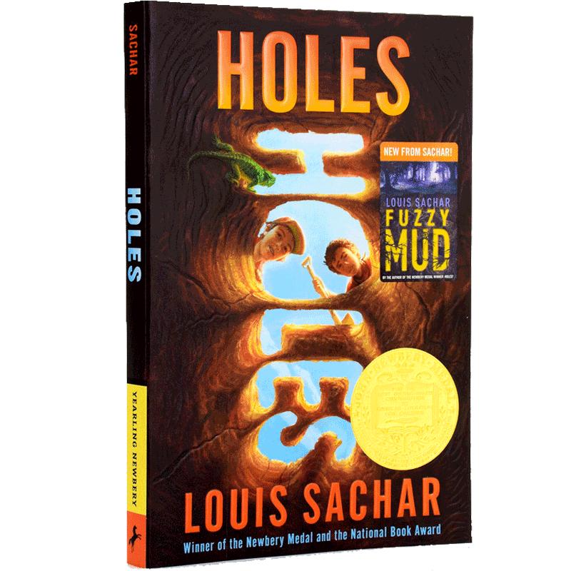 现货 Holes别有洞天洞 660L纽伯瑞金奖 Louis Sachar儿童文学纽伯瑞悬疑探险英文原版 7-12岁【中商原版】