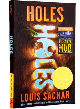 Holes 别有洞天 洞 660L 纽伯瑞金奖 Louis Sachar 儿童文学 纽伯瑞 悬疑探险 英文原版 7-12岁 【中商原版】