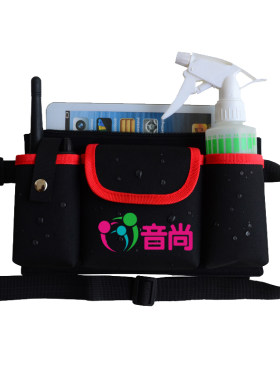 服务员防水耐磨腰包刺绣LOGO