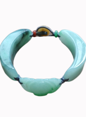 翡翠手镯梅花镯圆镯贵妃镯雕花镯