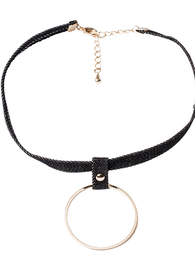 韩版金属圆环几何时尚个性风颈链