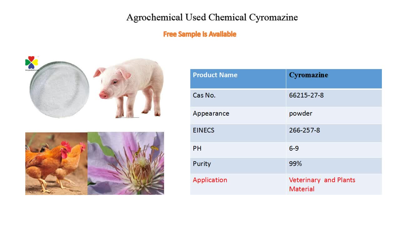 High Quality Agricultural Raw Material High Activity Cyromazine Premix