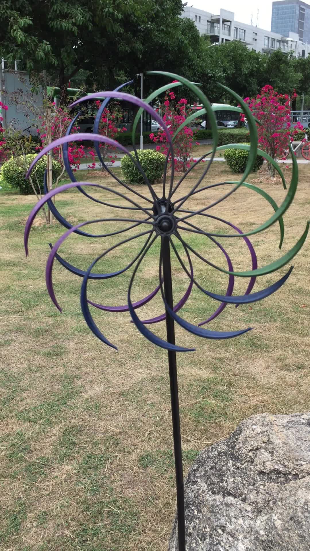 Metal Stake Garden Wind Spinners Buy Garden Wind Spinners Garden