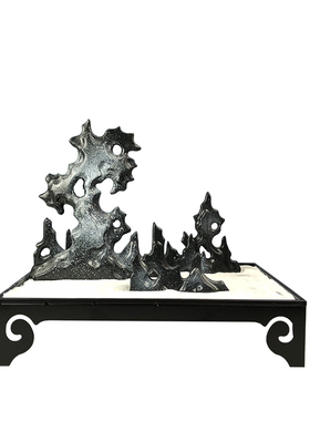 新中式风客厅茶几台面软装饰品