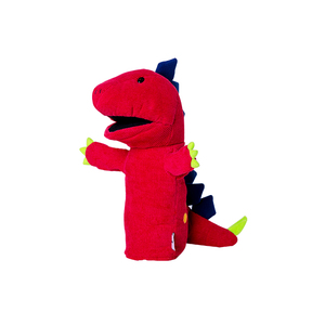 可爱布艺宝宝益智早教手套安抚玩偶恐龙手偶亲子互动游戏嘴巴能动