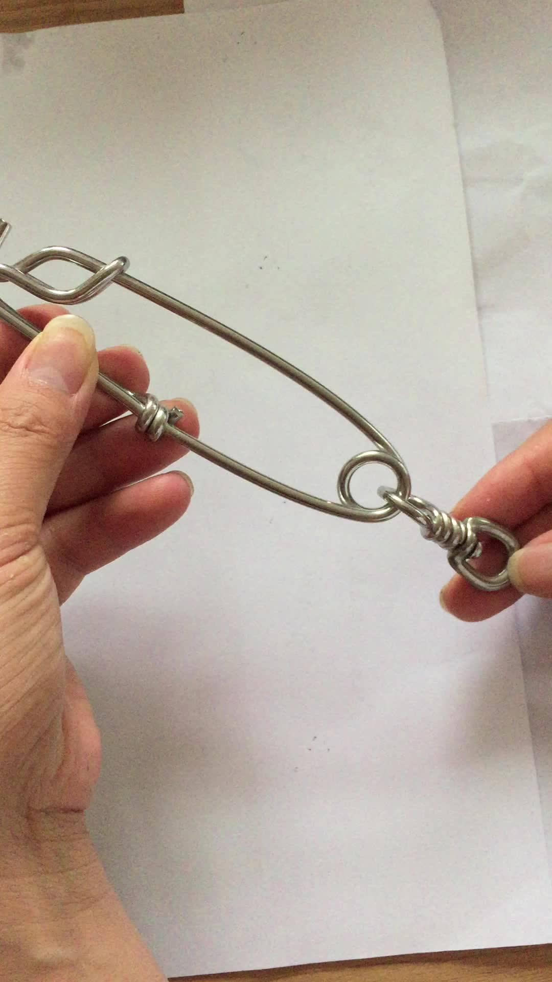 Stainless Steel Long Line Clips Snap With Heavy Duty Swivel For Tuna