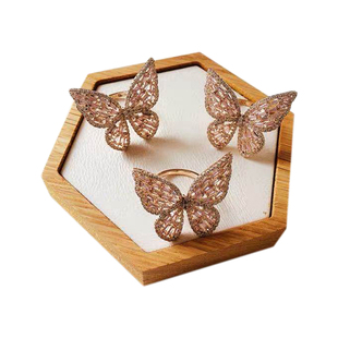 韩国进口实木饰品道具 首饰陈列展示架 小托盘 首饰品拍摄道具