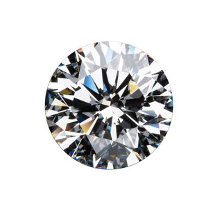 白色尖底锆石裸石透明圆形人造宝石DIY首饰手表镶钻裸碎钻0.7-3mm