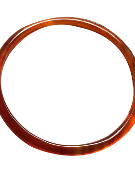 正品原色玛瑙天然冰种红玉髓极细玉手镯清新手饰 古风汉服饰品女