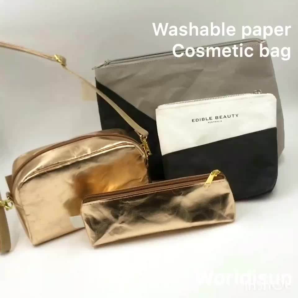 Customized High Quality Washable Paper Bags,Kraft Paper Pen Pencil Case