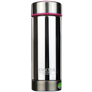 伊水尚品玻璃内胆真空保温杯 男女大容量便携养生水杯子480ML