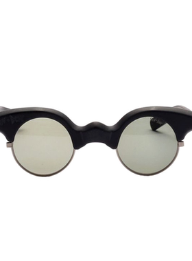 意大利产立体感前卫墨镜纯圆