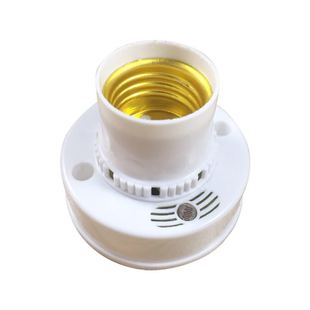 声光控开关灯座 家用感应延时声控开关 楼道 led节能灯头E27螺口