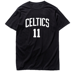 欧文T恤男夏季薄款学生宽松大码凯尔特人11号篮球短袖球星同款TEE