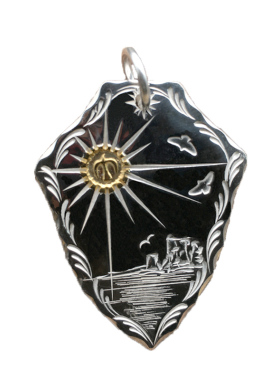 菊地健项链纯银手工复古吾郎吊坠