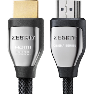 Zeskit高清线HDMI线2.0b版4K HDR PS4pro尼龙网1m2m3m米