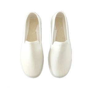 手工布鞋纯色搭配棉麻服装渔夫