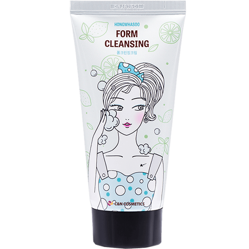 红花秀泡沫洁面乳女既刻清洁毛孔污浊植物精萃洗面奶120ml*支