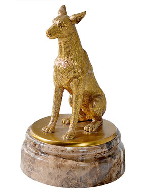 十二欧式风客厅玄关吉祥物招财狗