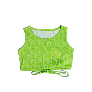 金泫雅明星同款ins超火打歌服无袖背心显瘦短款吊带女上衣chic潮