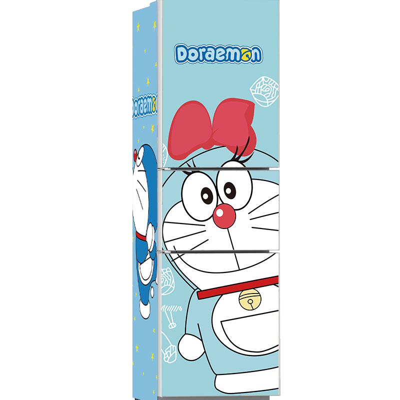 蓝胖子机器猫装饰门抖音冰箱贴纸