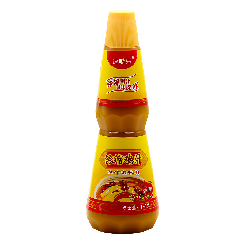 逗嘴乐浓缩鸡汁1kg高汤鸡精调味料味精家用商用瓶装鲜香