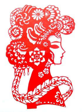 楚艺馆 剪纸 窗花 工艺品 樊梨花 剪纸画 特色手工艺 家居装饰画