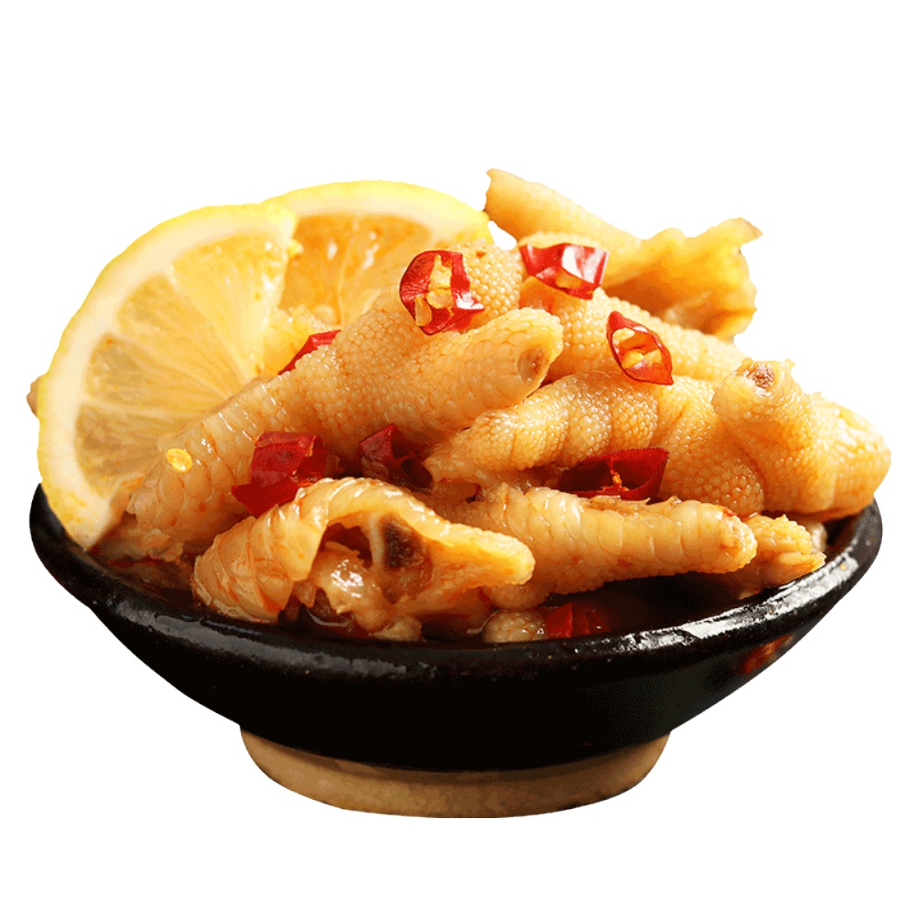 无骨网红罐装即食酸辣柠檬去骨鸡爪