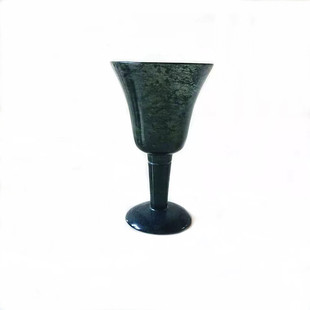 酒泉夜光杯祁连玉墨玉酒具厂甘肃蛇纹玉原石酒杯茶杯礼盒直销包邮