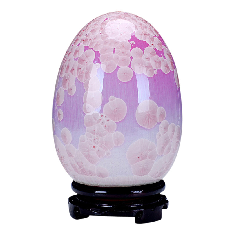 景德镇陶瓷器 现代时尚结晶釉花瓶 颜色釉客厅装饰工艺品摆件包邮