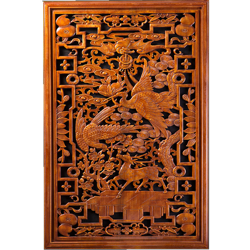 挂件镂空吉祥如意工艺品东阳木雕