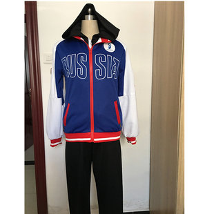 冰上的尤里COS动漫服YURI!!!on ICE尤里普利赛提现货运动男装套装