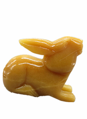 天然兔子手工家居桌面摆件
