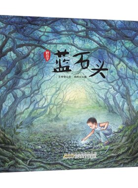 蓝石头(精)/野孩子精装正版野孩子系列3-4-5-6-8周岁儿童绘本阅读丰子恺图画书奖王早早书籍幼儿园连环画故事书小学生课外图画阅读