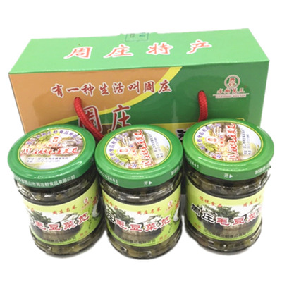 周庄毛豆阿婆配粥拌面老人酱菜