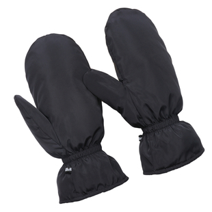 羽绒手套保暖男女冬季加绒加厚骑车防风防寒防水连指挂脖手套情侣